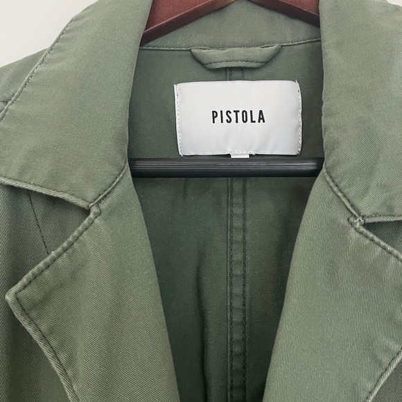 Pistola Olive Green short sleeve Jumpsuit size S - Picture 4 of 14